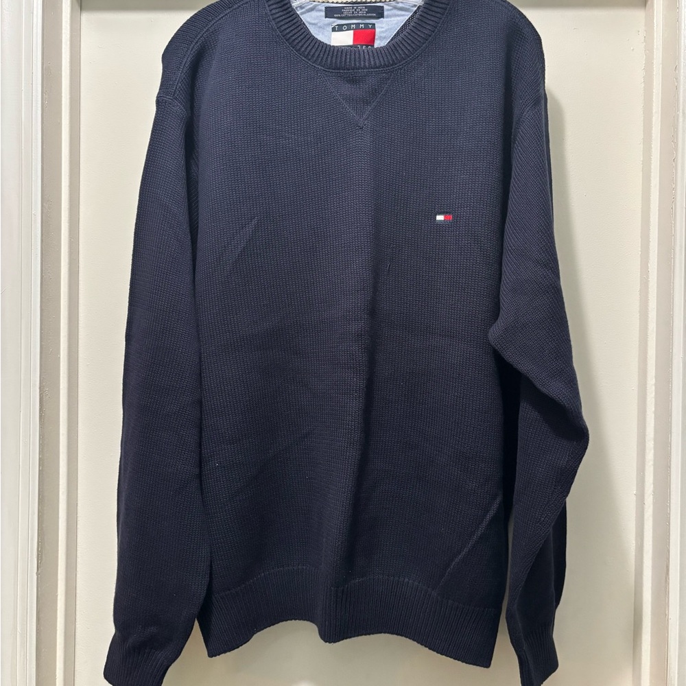 Tommy Hilfiger Dark Blue Crewneck Sweater